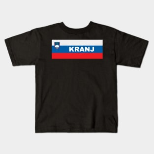 Kranj City in Slovenian Flag Kids T-Shirt